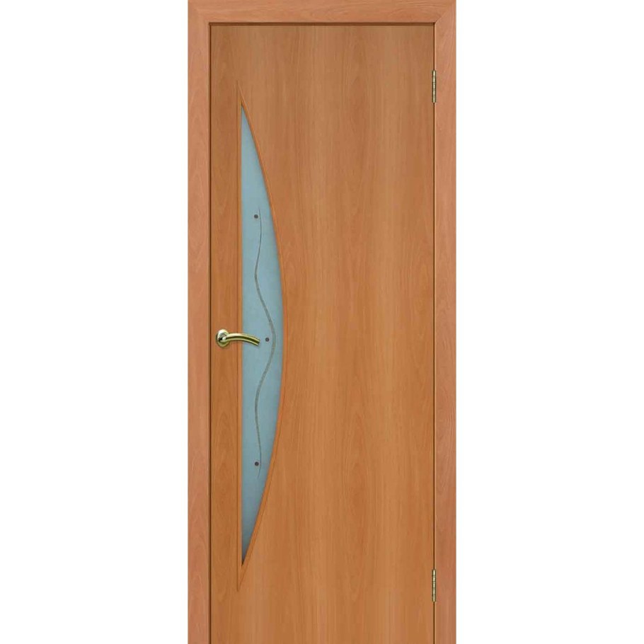 Дверное полотно с-10 ДГ 2000*600 мил.орех