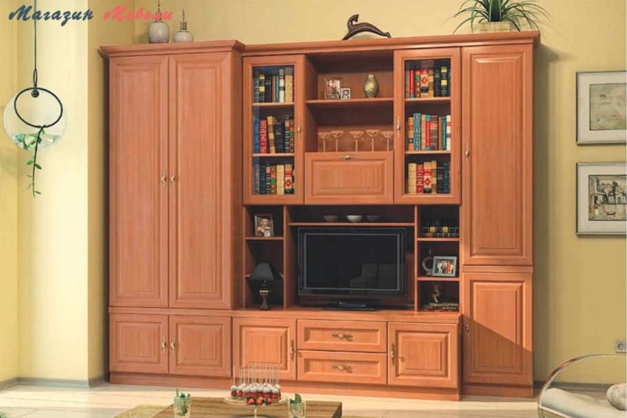 Стенка Герда итальянский орех Столплит