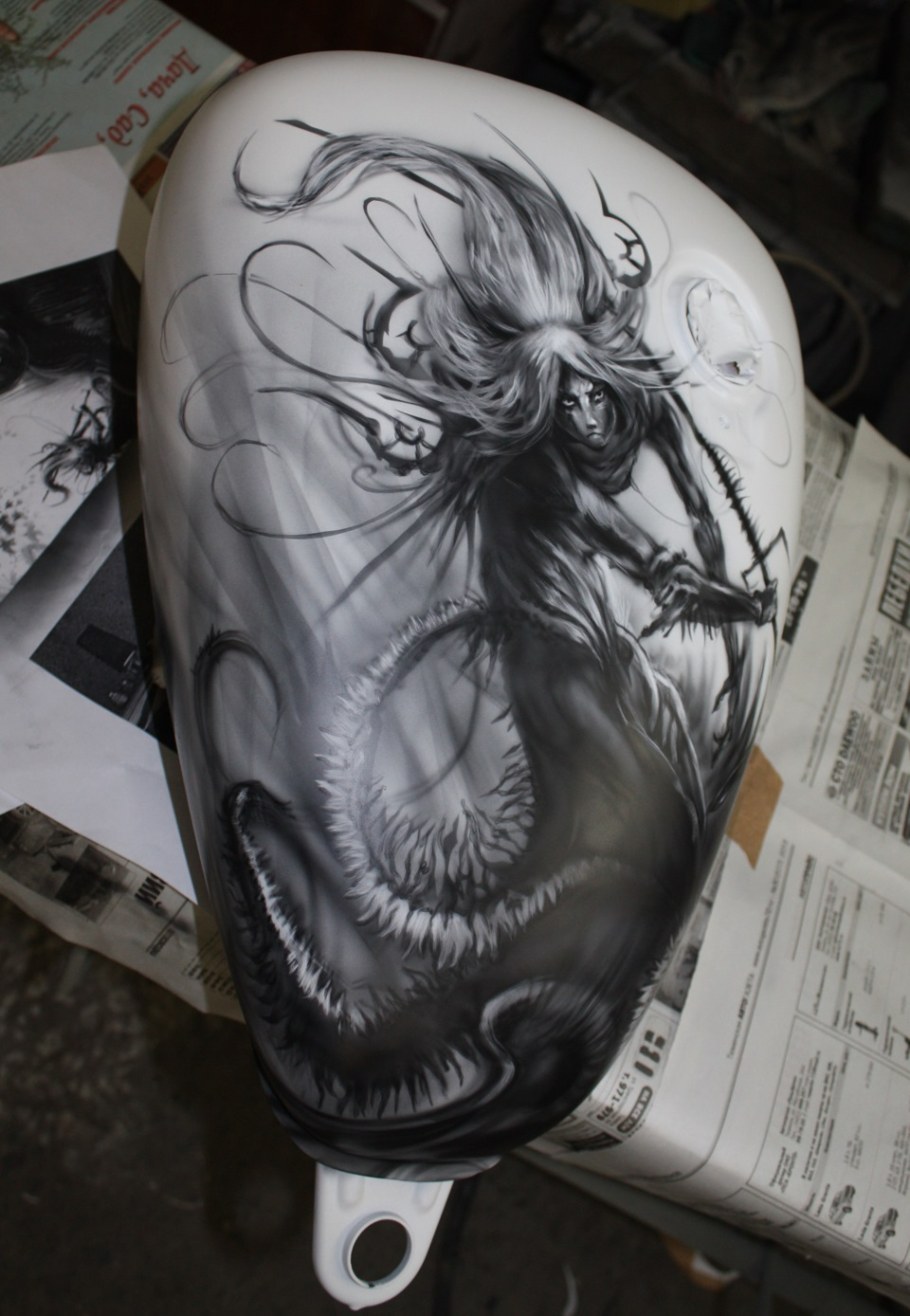 Аэрография ведьма