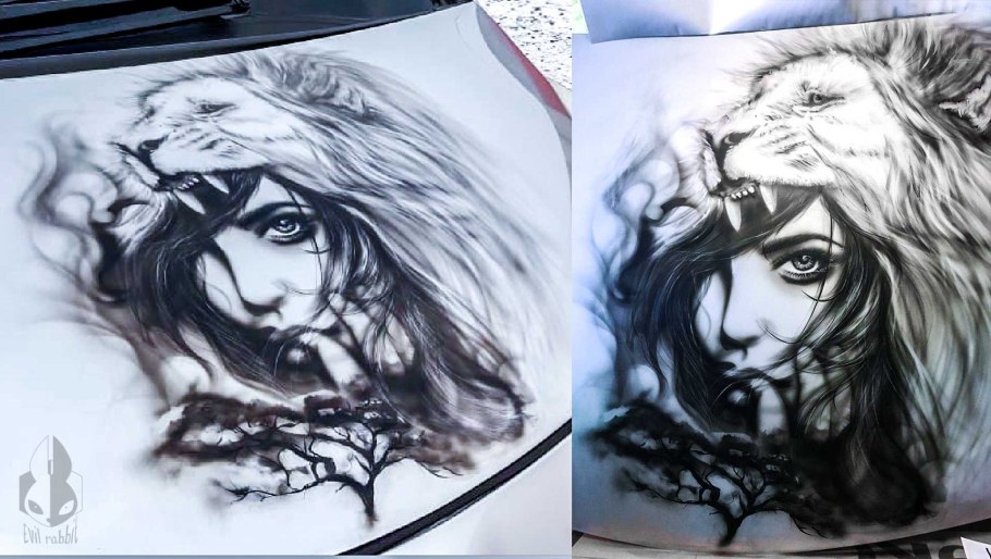 Наброски для аэрографии