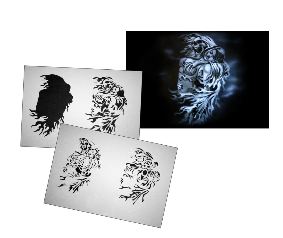 Трафареты для аэрографии