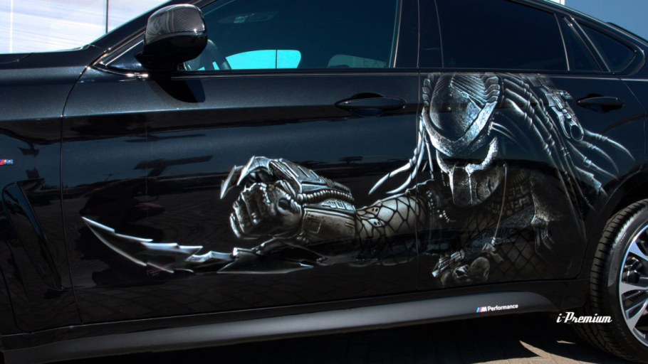 BMW x6 винилография