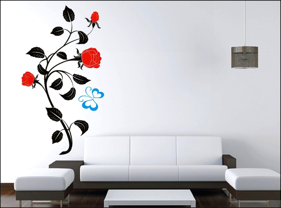 Наклейки декоративные интерьерные на стену