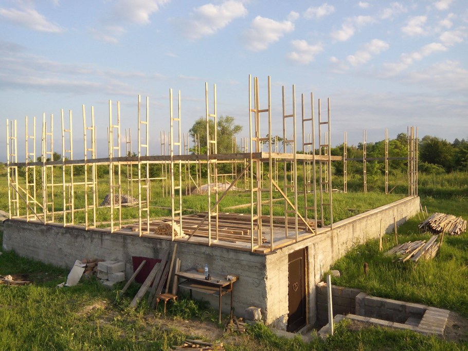 Монолитный опилкобетон