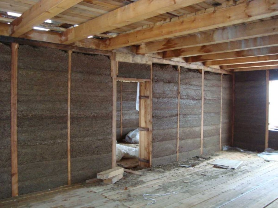 Утеплитель из опилкобетона