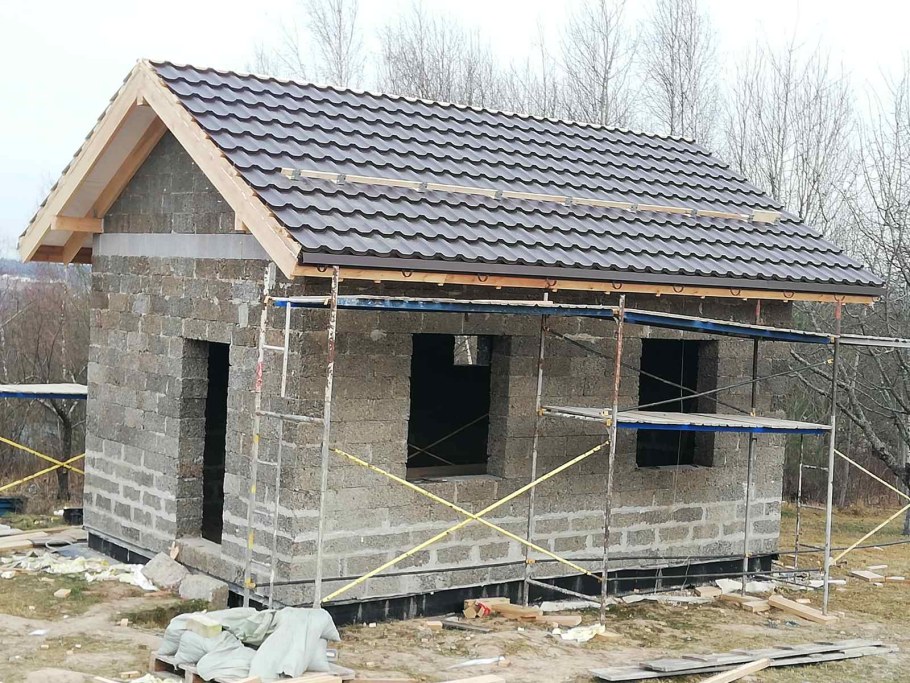 Дом из опилкобетона