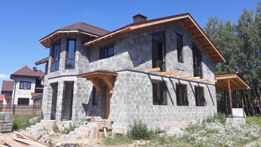 Домостроение арболитовые