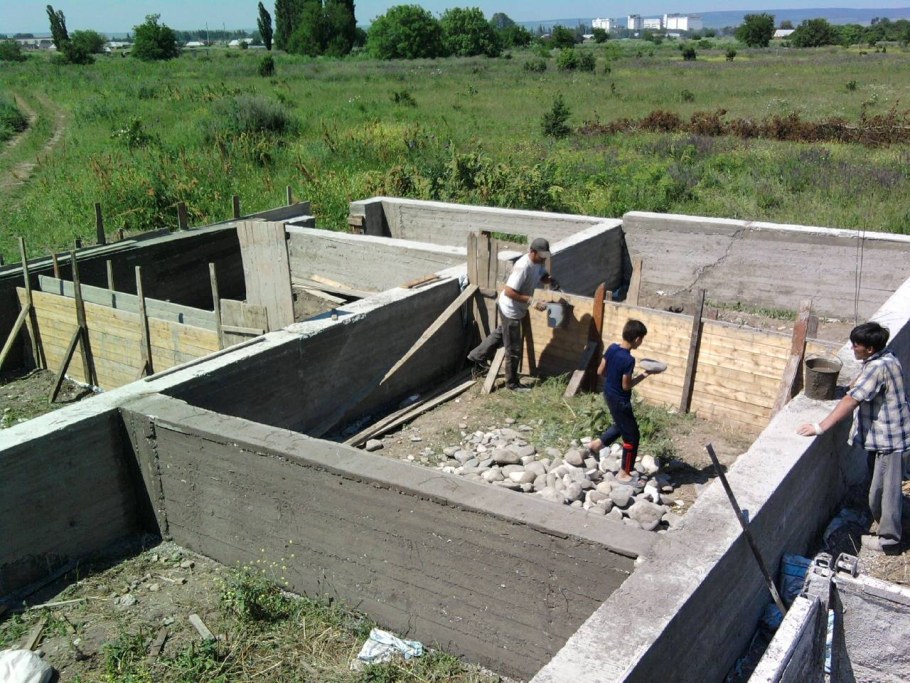 Опалубка под монолит арболит