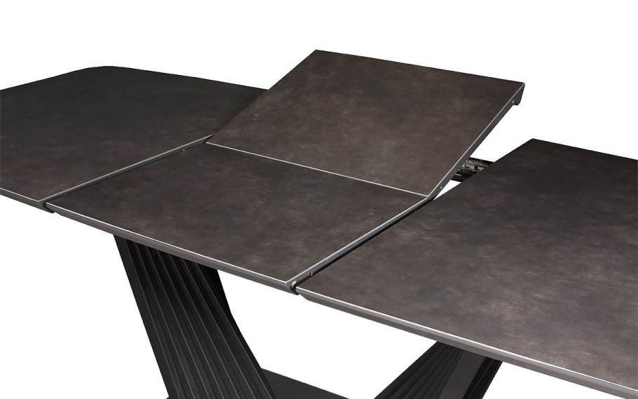 Стол обеденный Mozart 160-antr антрацит