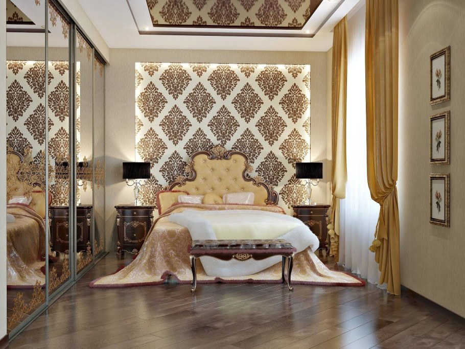 Интерьер светлой спальни