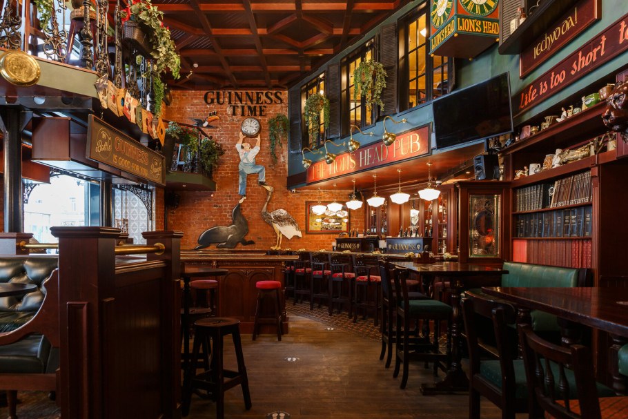 Бар Лондон барная стойка паб