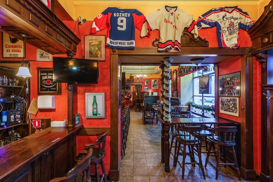 Стиль паб Лондон фасад