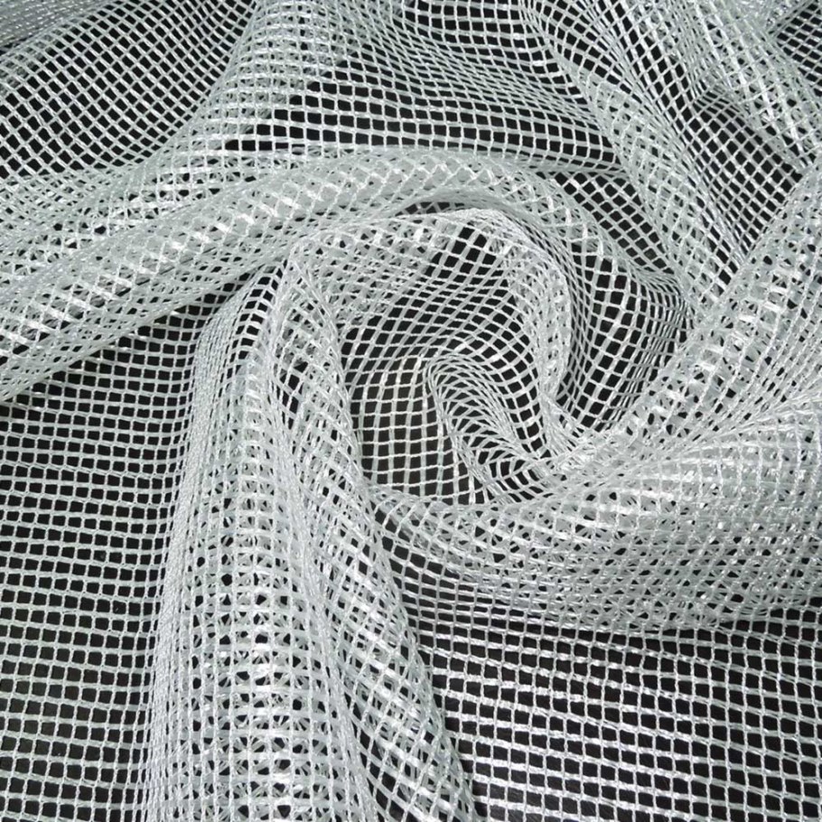 Тюль крупная сетка