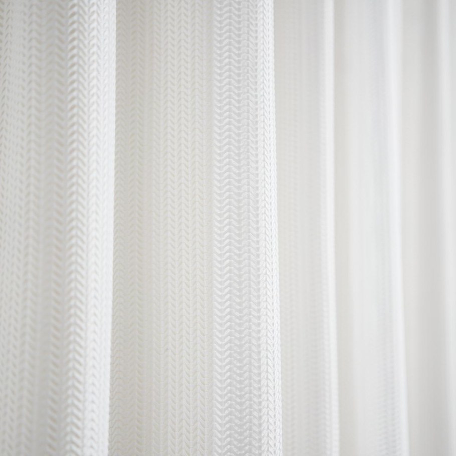 Тюль сетка белая