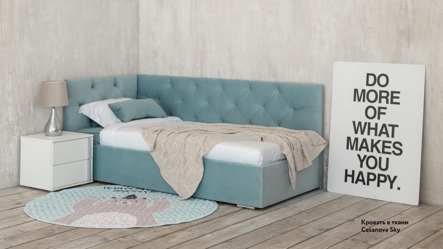 MYFURNISH мягкая кровать Houston