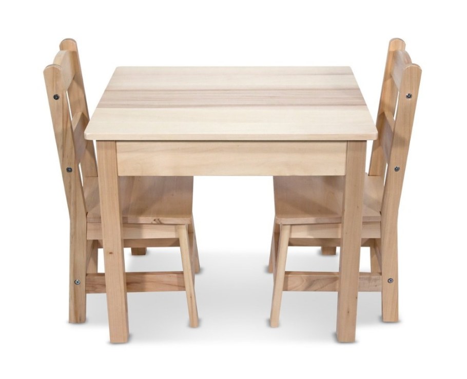 Детский стол и стул деревянный