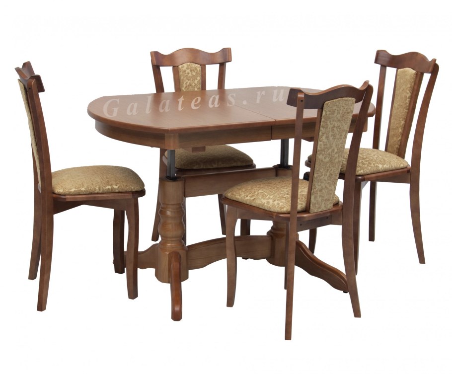 Обеденный комплект "стол Лион ПМ+стулья Кармен"