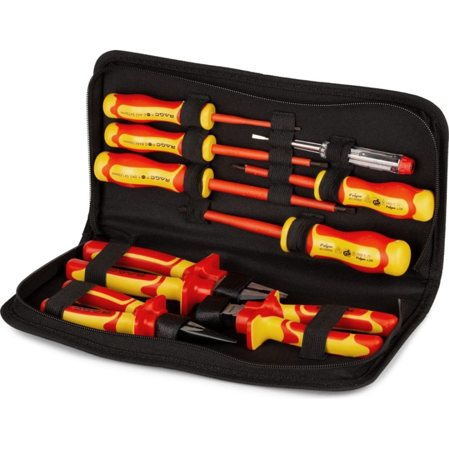 Набор диэлектрического инструмента VDE 9 пр. Rage by Vira