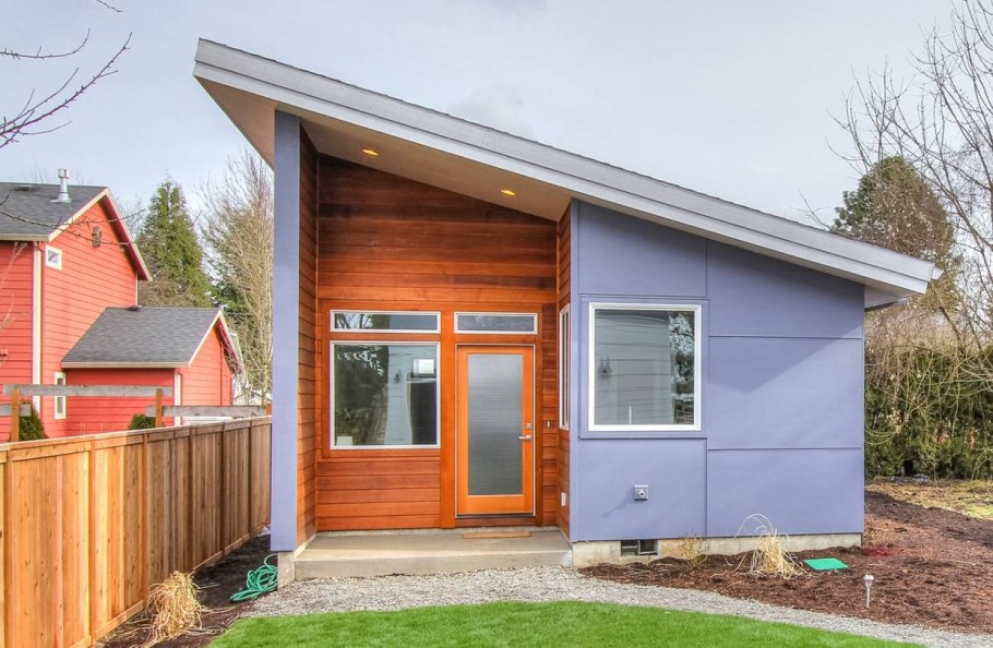 Тини Хаус с односкатной крышей