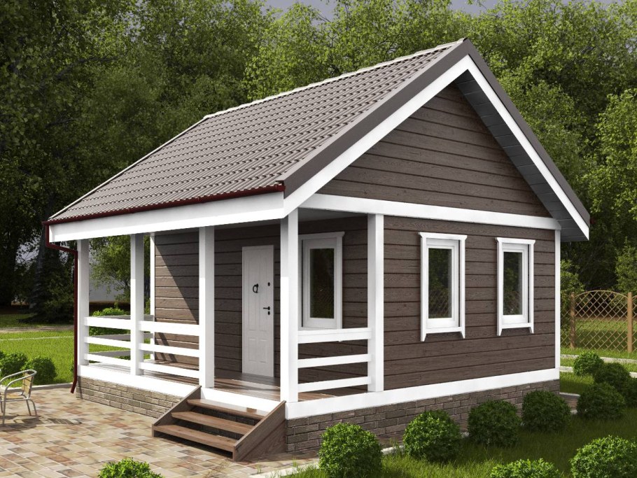 Дачный домик 6 на 6