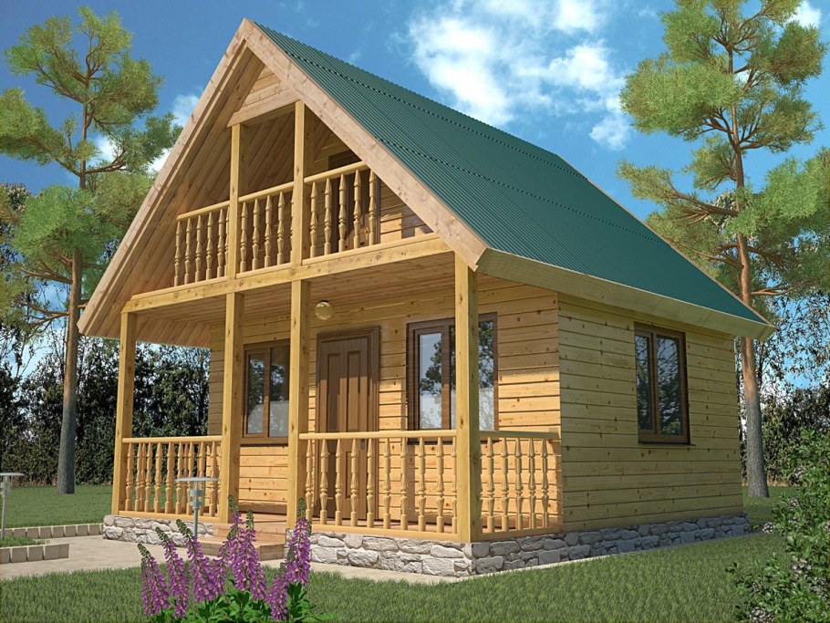 Дачные домики из Брусс