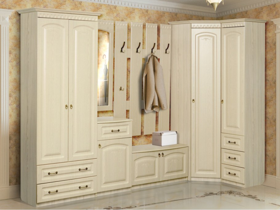 Модульная прихожая Марибель "визит-15" комплектация