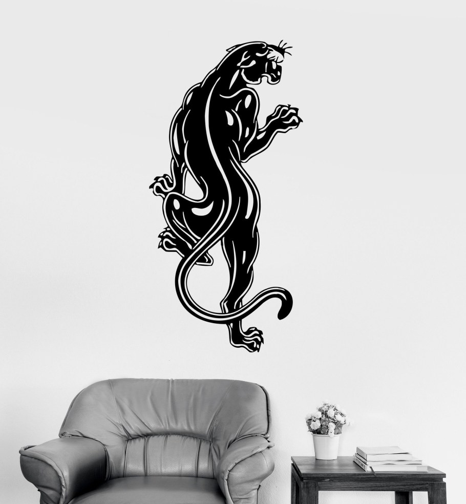 Наклейка на стену тигр