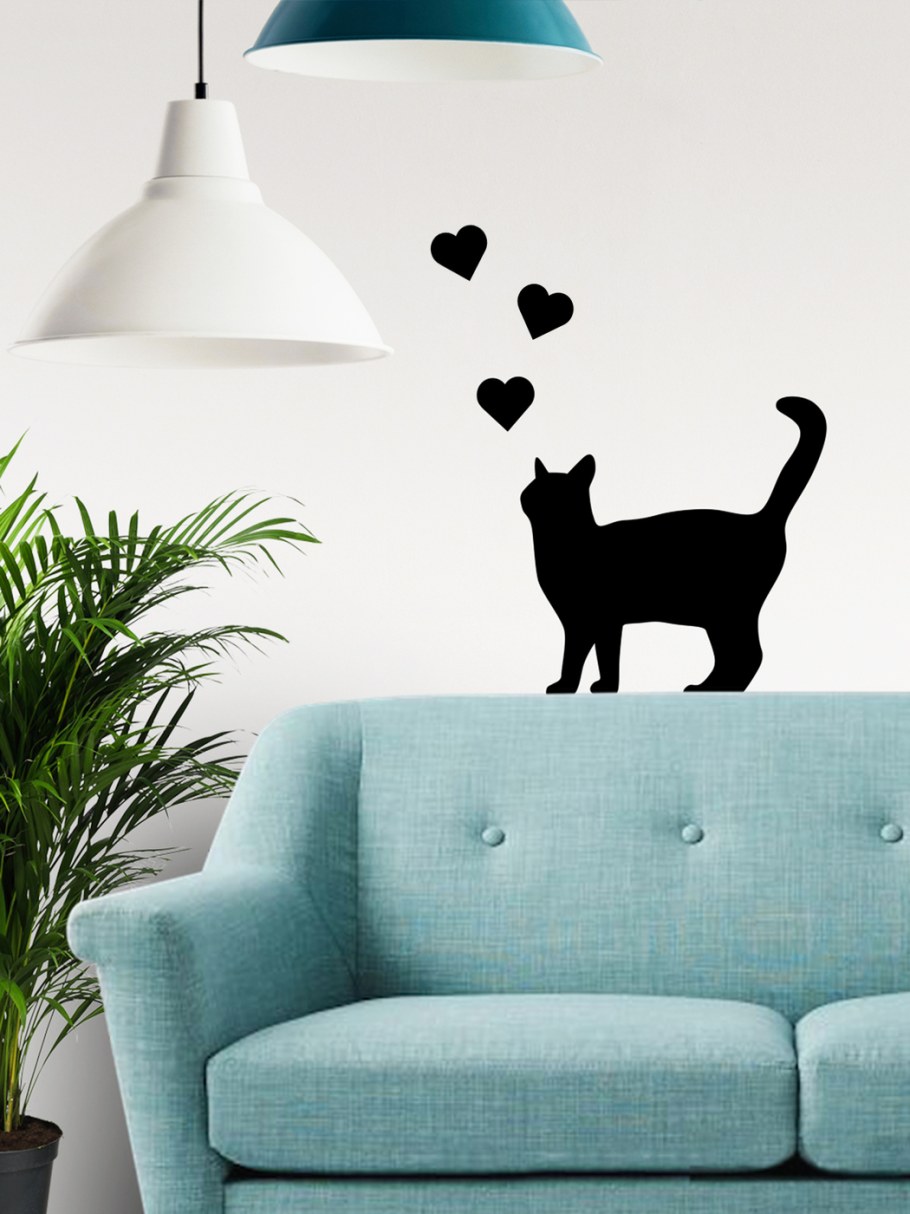 Наклейка интерьерная "котята"