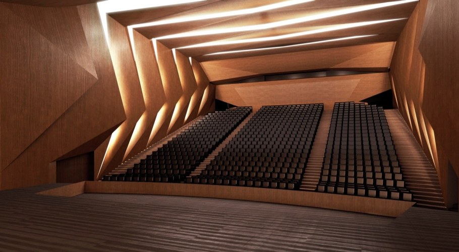 Фестивальный зал в Эрле