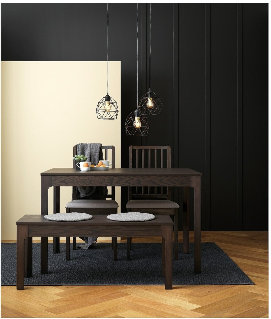 EKEDALEN ЭКЕДАЛЕН раздвижной стол, белый 120/180x80 см