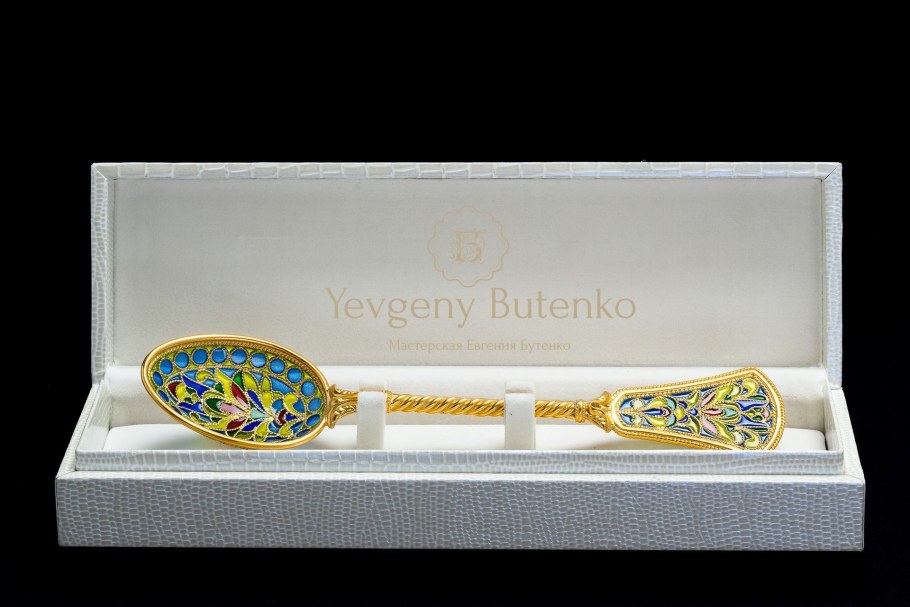 Евгений Бутенко серебро чайные ложки