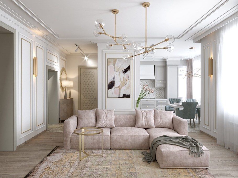 Гостиная Неоклассика Италия Кристофер Гай