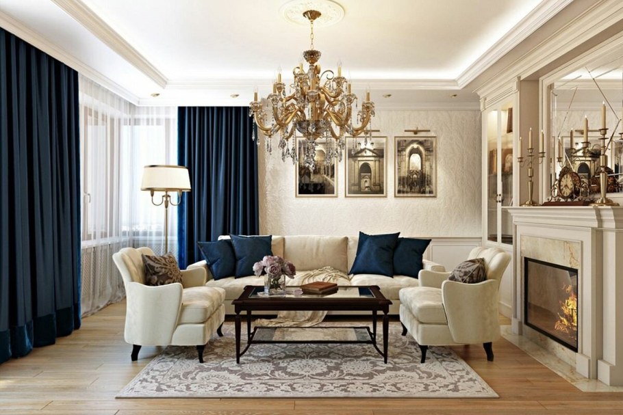 Гостиная Неоклассика 20 кв.м