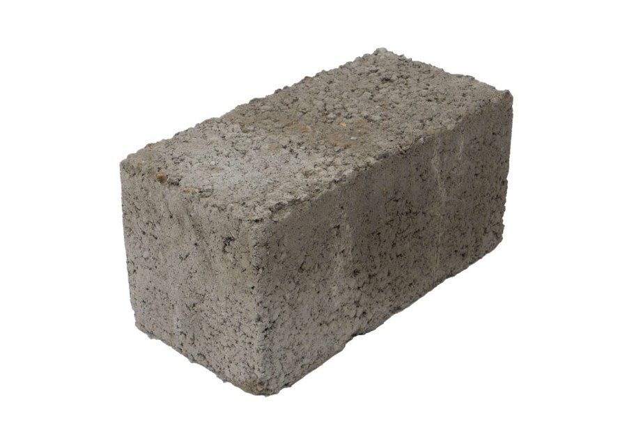 Блок керамзитобетонный полнотелый 390х190х188