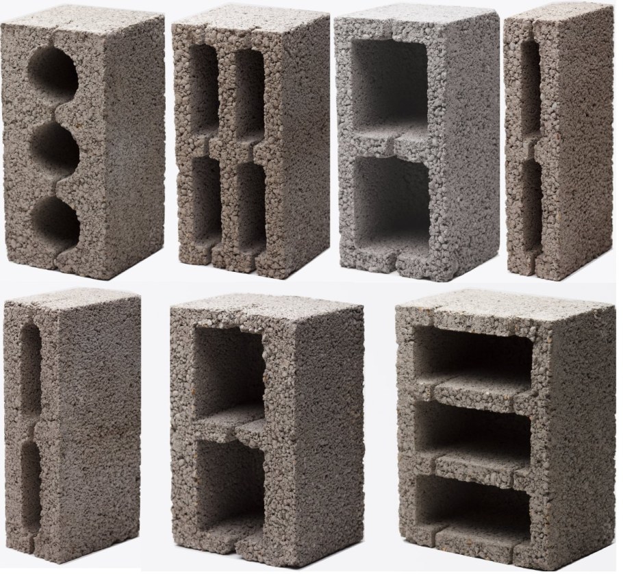 Блок керамзитовый 12х20х40