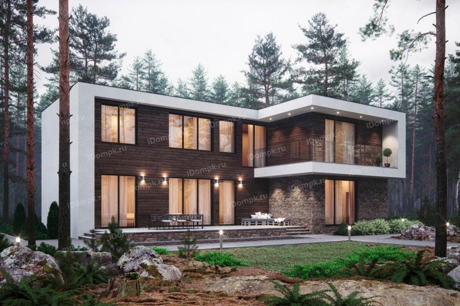 Дома с плоской крышей