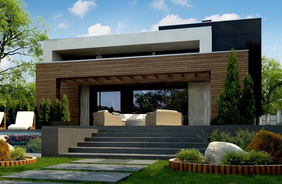 Проект с плоской крышей z500