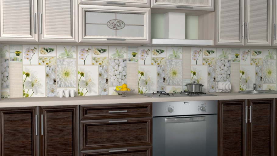 Кухонный фартук для кухни моднф