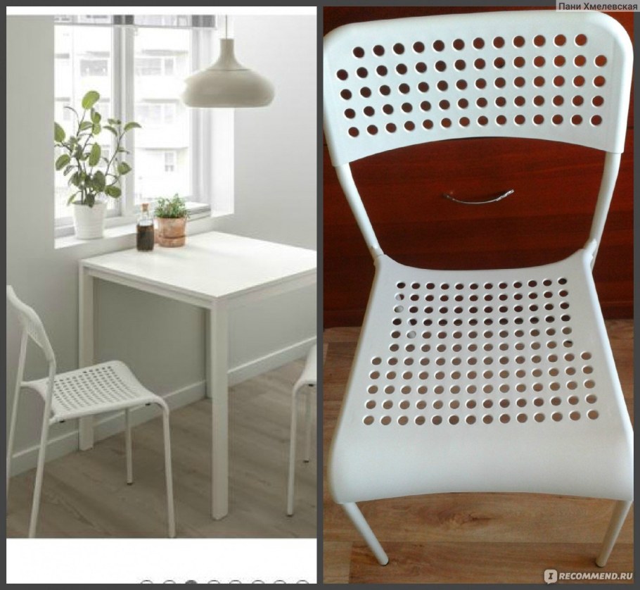 Чехлы на стулья икеа пластиковые АДДЕ