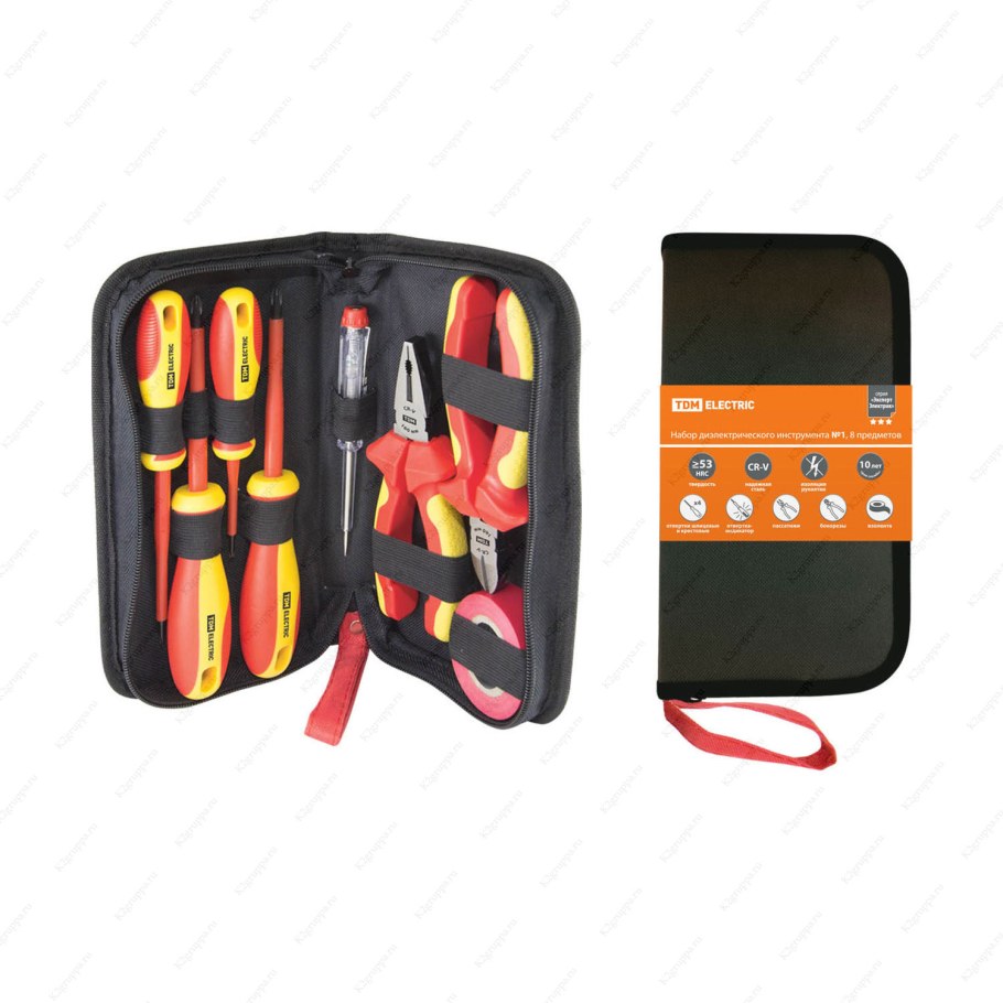 ТДМ набор диэлектрический 8 предметов тканевый пенал 1000в ТДМ