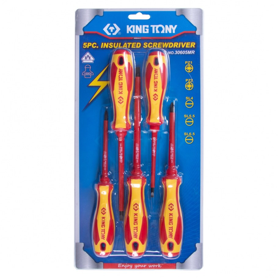 Набор диэлектрических отверток 5 предметов