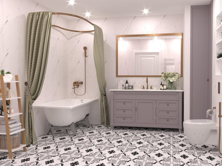 Ванна Donna Vanna белая Орхидея (01) 120x70 сталь