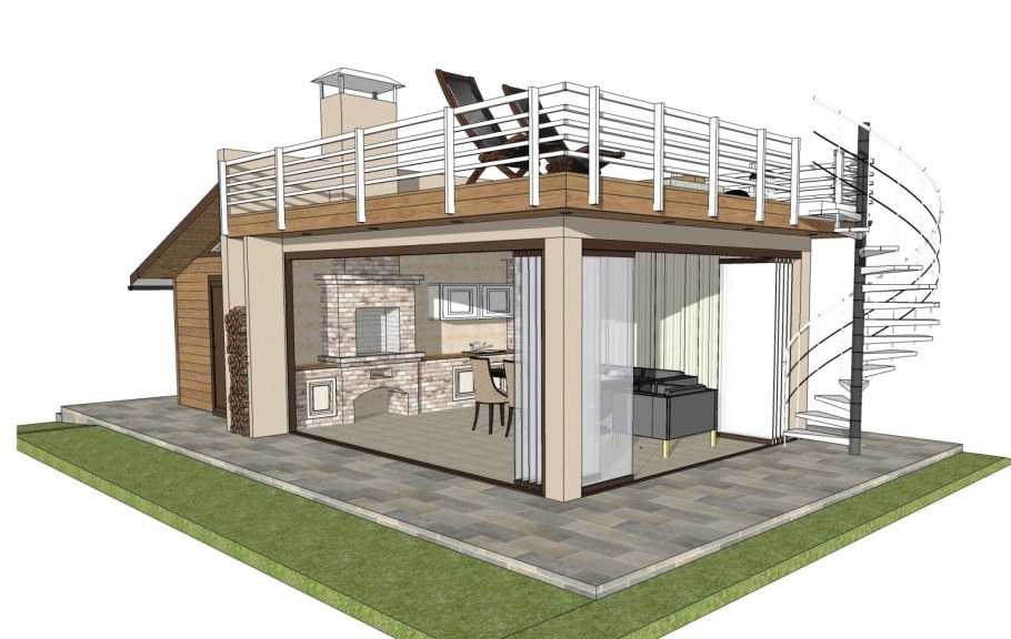 Готовый проект веранды