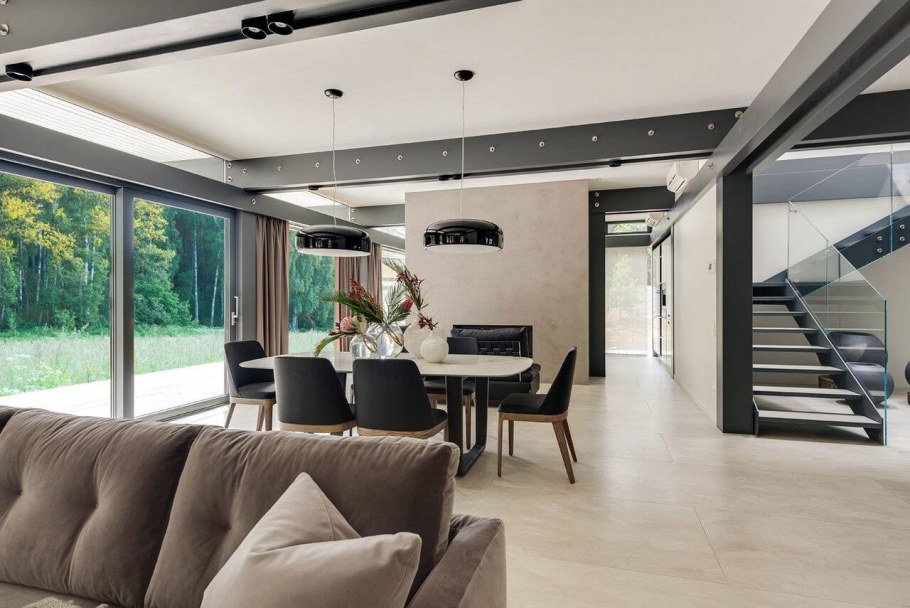 Современные фахверковые дома интерьеры