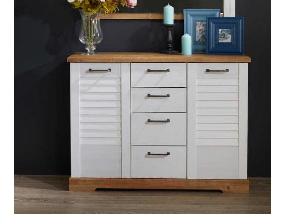 Комод Кантри СБК (сосна Андерсон/орех Рибек темный)