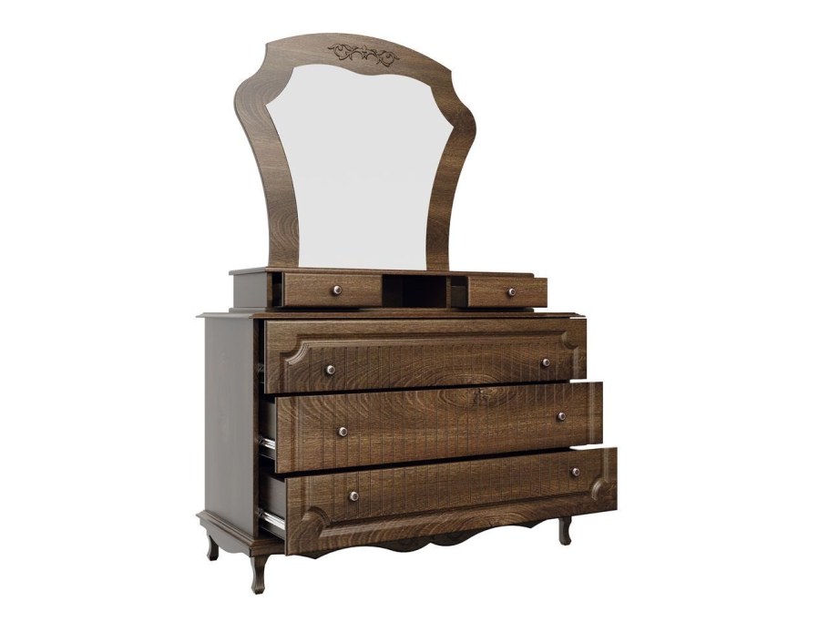 Олмеко Кантри комод с зеркалом