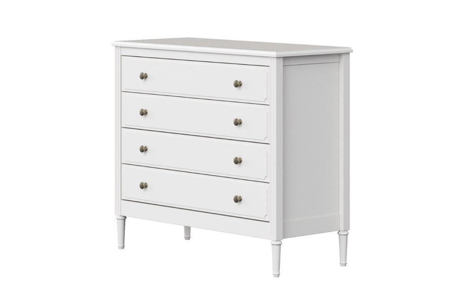 ХЕМНЭС комод с 8 ящиками белая морилка