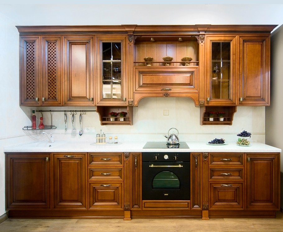 Кухни Антей из массива бука