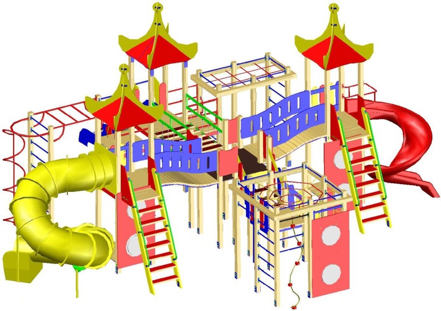 Игровой комплекс "мечта" 8000х7500х3450