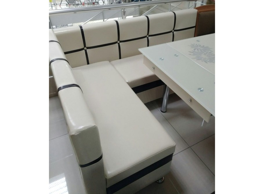 Скамья кухонная угловая Николетти мод.1 (5) (РВ - 1a + РВ - Beige) (ами)